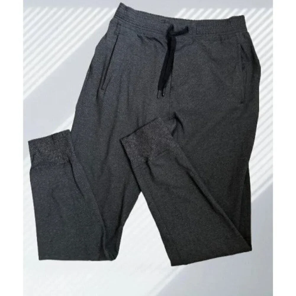 Lululemon Anti-Gravity Sweat Pant Heathered Gray Joggers Adjustable Waist Size S